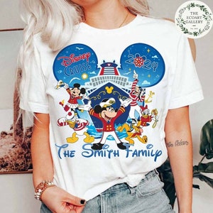 Personalized Disney Cruise 2024 Shirt, Mickey and Friends Cruise Crew Shirt, Disney Family Cruise Trip 2024, Disney Wish Wonder Magic Shirt