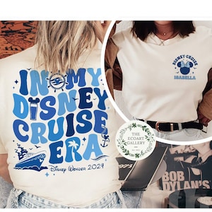 Personalized Mickey Minnie In my Disney Cruise Era Disney Cruise Line 2024 Shirt, Disney Wish Dream Fantasy Magic, Family Group matching Tee