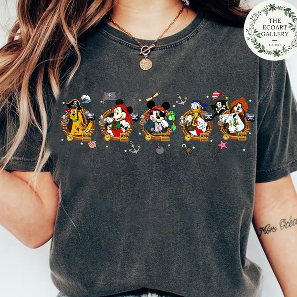 Mickey and Friends Disney Pirates shirt, Pirates of the Caribbean, Yo Ho A Pirate's Life For Me shirt, Pirates Disney Cruise Matching Group