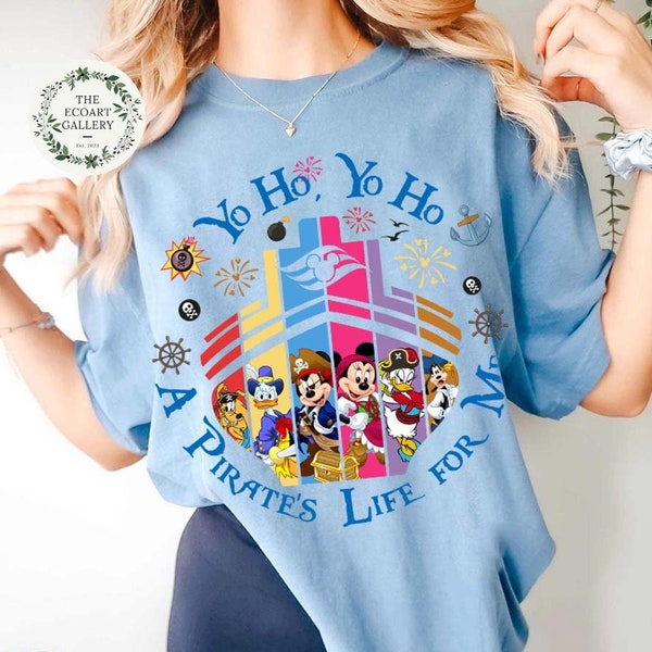 Disney Pirate's Life For Me T-shirt, Mickey and Friends Pirate Yo Ho Yo Ho shirt, Disney Vacation T-shirt, Disney Pirates of Caribbean Shirt