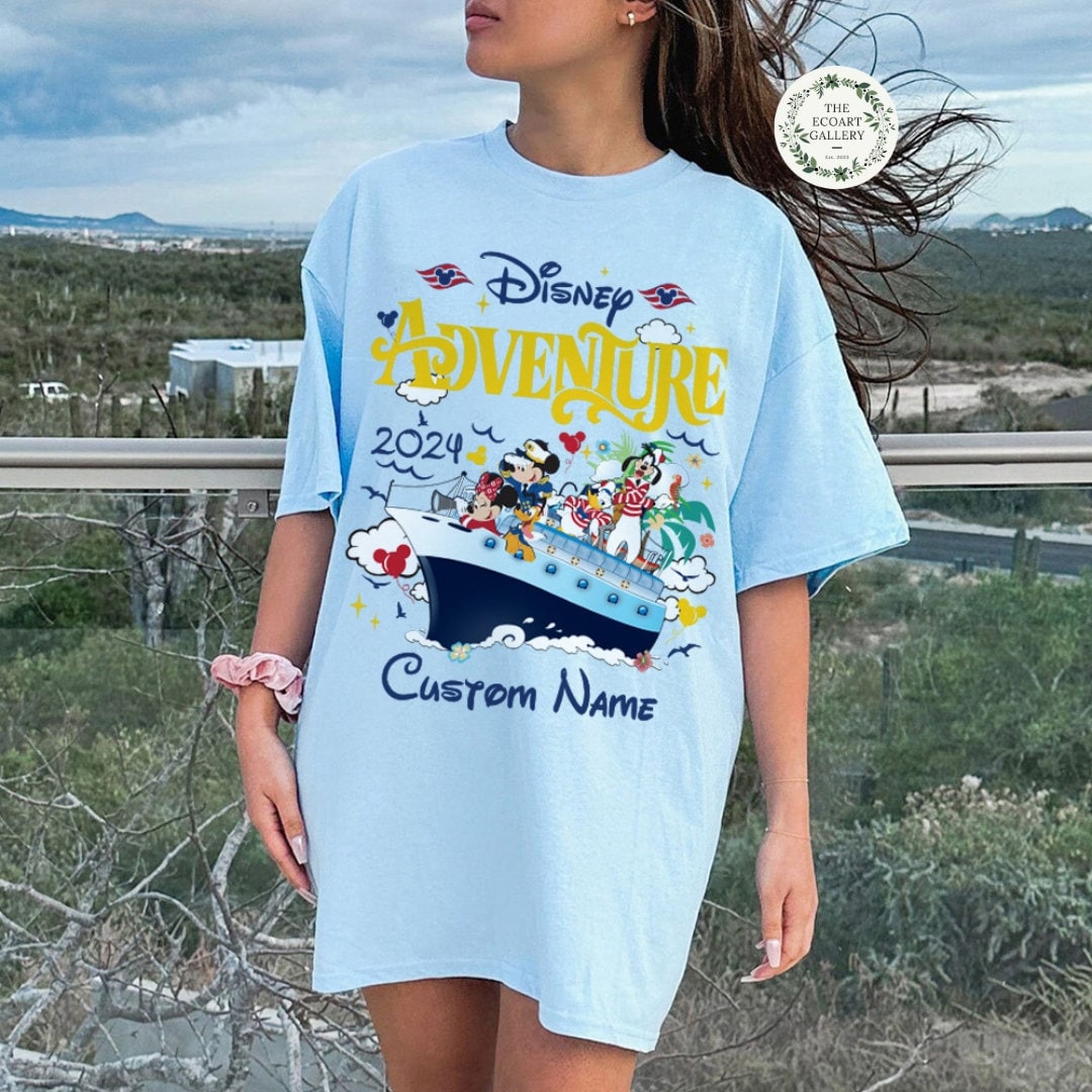Personalized Disney Cruise 2024 Mickey And Friends Disney T-Shirt