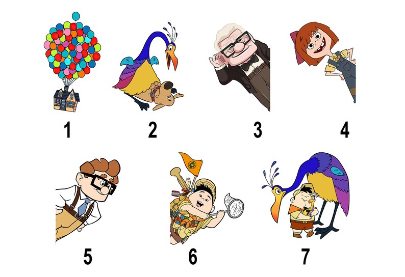 Disney Pixar up Characters Magnets Adventure is Out There - Etsy