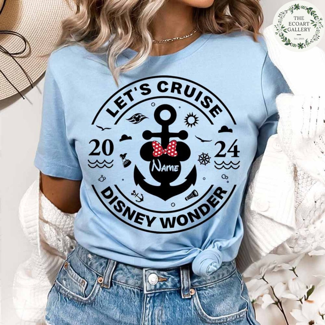 Personalized Disney Cruise 2024 Mickey And Friends Disney TShirt