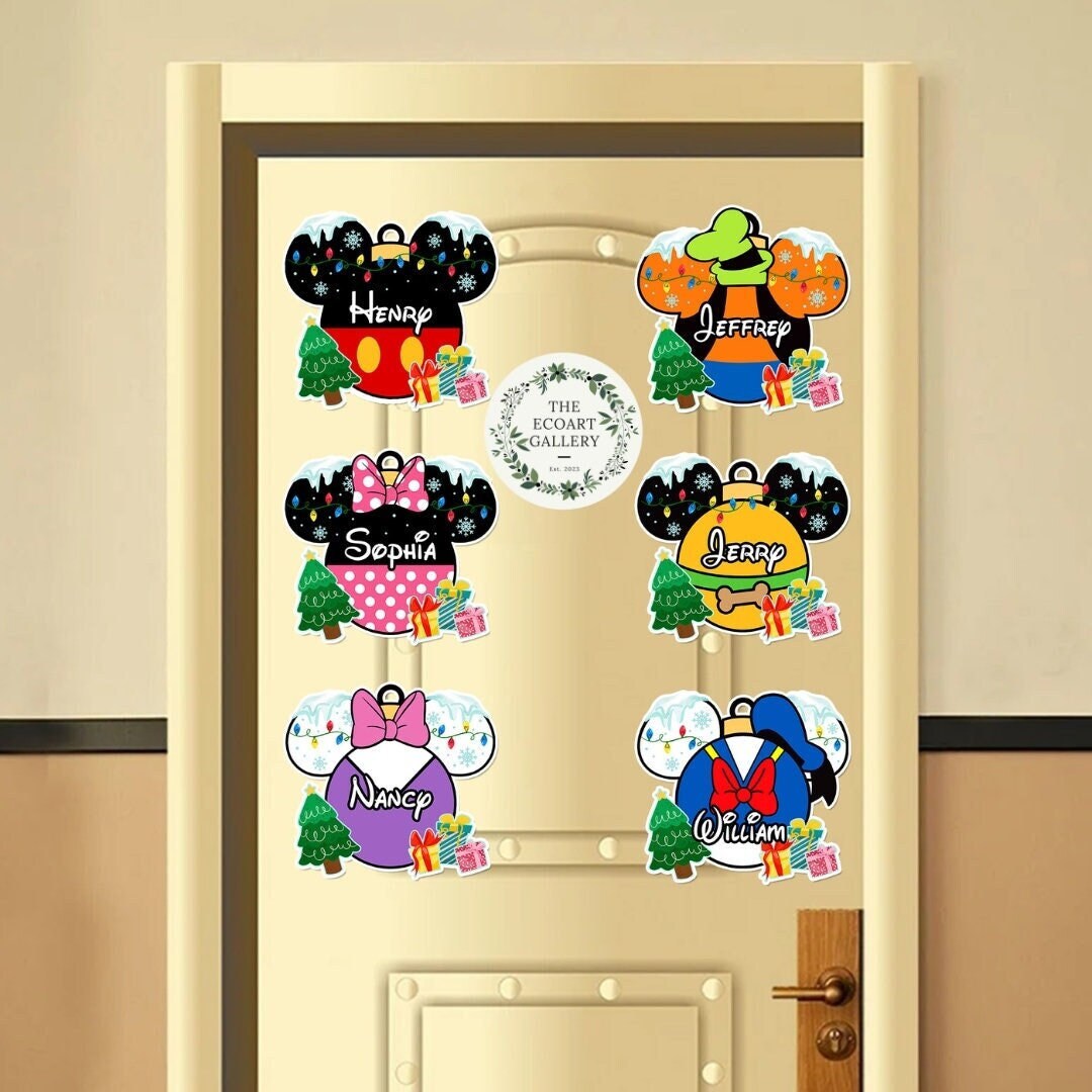 Personalized Disney Christmas Ornaments