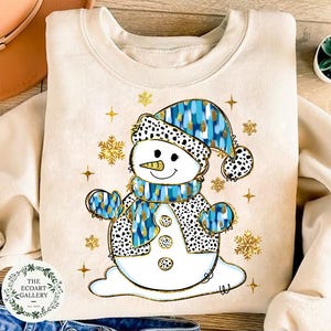 Snowman Shirt Comfort Colors, Winter Holiday Tshirt, Women's Christmas Tee, Cute Holiday Tee, Snowman Bow Tshirt, Trendy Winter Shirt