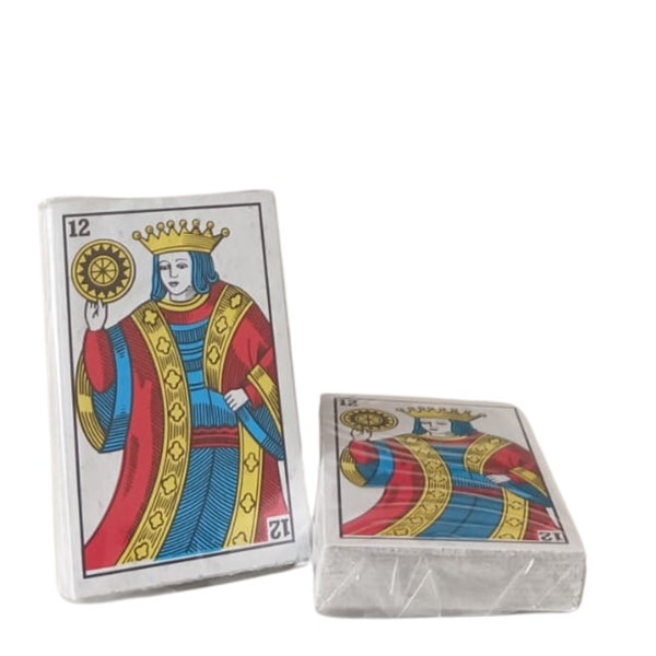 Cartes à jouer marocaines originales, carte traditionnelle Carta Ronda karaa sota, 40 cartes, jeu célèbre de poker, jeux de société marocains