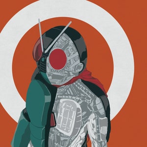 Pôster de Kamen Rider 11 x 17