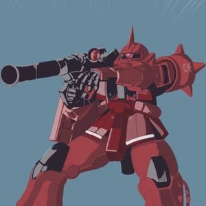 Mobile Suit Gundam Zaku 11 x 17 poster