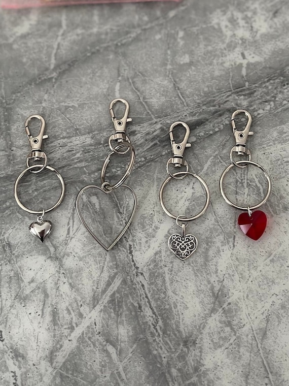 Heart Keyring Keychain Perfect Gift Wrapped Keychains for