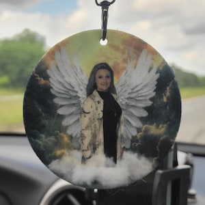 Deodorante per auto con foto personalizzata - Accessori per auto - Regali decorativi per auto per lei