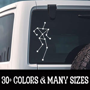 SLS Figure Ghost Hunting Decal Paranormal Spirits Ghost Hunter Gift Ghost Adventures Waterproof Weatherproof Vinyl Car Decal Laptop Sticker