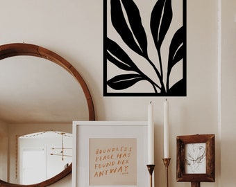 Metal Leaves Wall Art: Modern Home Decor