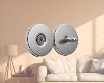 Mounting Hardware with Metal Magnets