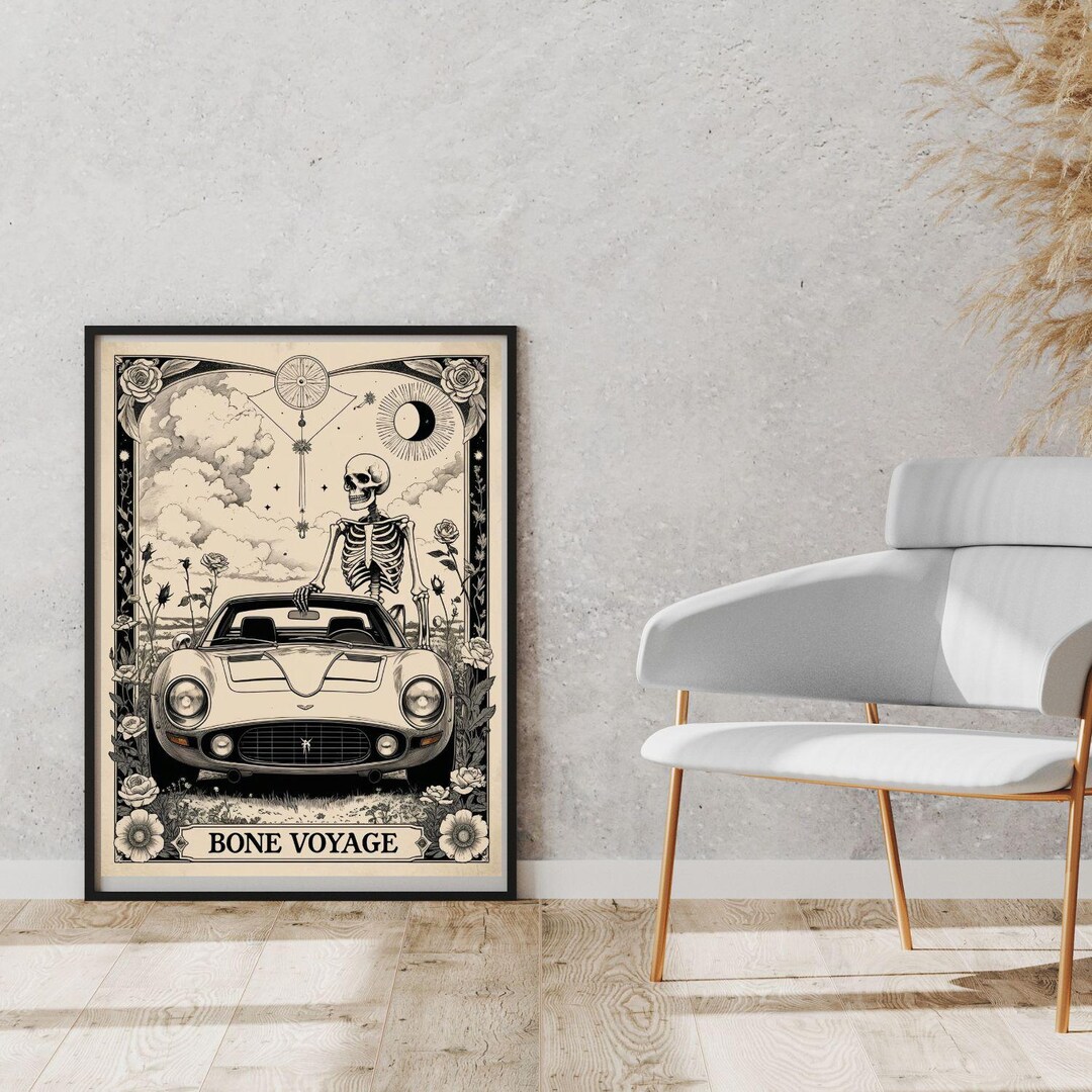 Tarot Card Vintage Garage Poster Man Caves Wall Decor Game Room Wall ...