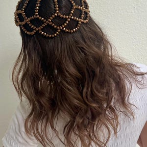 Bridal Headpiece Wedding Headpiece Crystal Headpiece Pearl Headpiece Handmade Headpiece Boho Headpiece Festival Hair Accessory Hairpiece