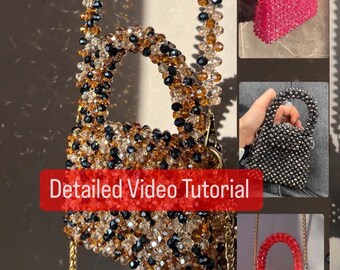 Crystal Beaded Bag Tutorial: DIY Video Lesson