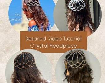 Tutorial de tocado de cuentas: videotutorial de corona de cristal (entrega por Telegram)