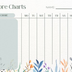 Grafico di lavoretti ad acquerello floreale