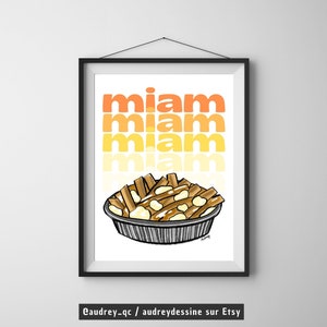 illustration to display: poutine