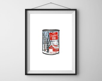 illustration to display: maple syrup (minimalist)