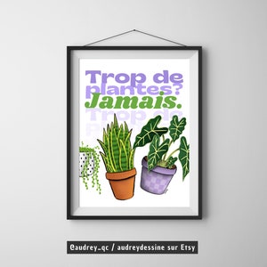 illustration to display: too many plants