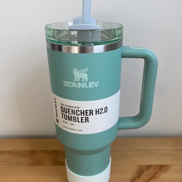 Stanley 40oz Tumbler With Handle Eucalyptus Etsy