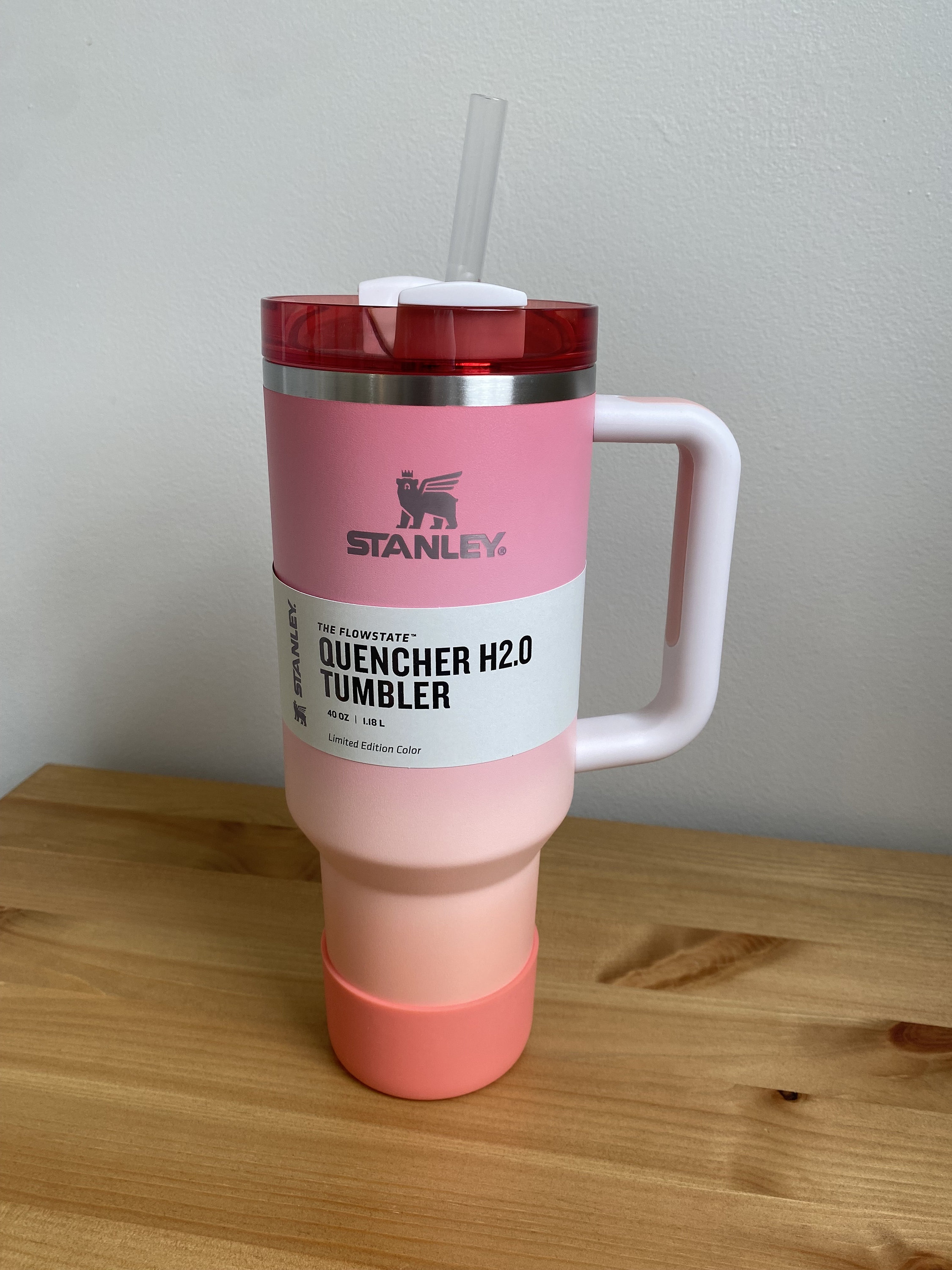 Stanley The Quencher H2.0 FlowState Tumbler Limited Edition Color | 40OZ -  Pink Dusk