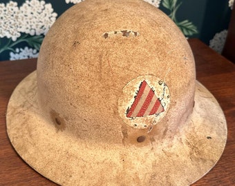 Vintage WWII U.S. Civil Defense Air Raid Helmet