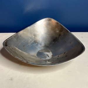 Vintage Reed & Barton Silverplate Triangular Bowl #251