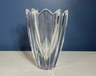 ヴィンテージ オレフォス コロナ クリスタル 花瓶 - Etsy 日本