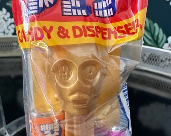 Vintage 1997 First Release New In Package C-3PO PEZ Dispenser