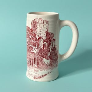 1960s Royal Staffordshire Pottery A. J. Wilkinson Conway Castle Stein