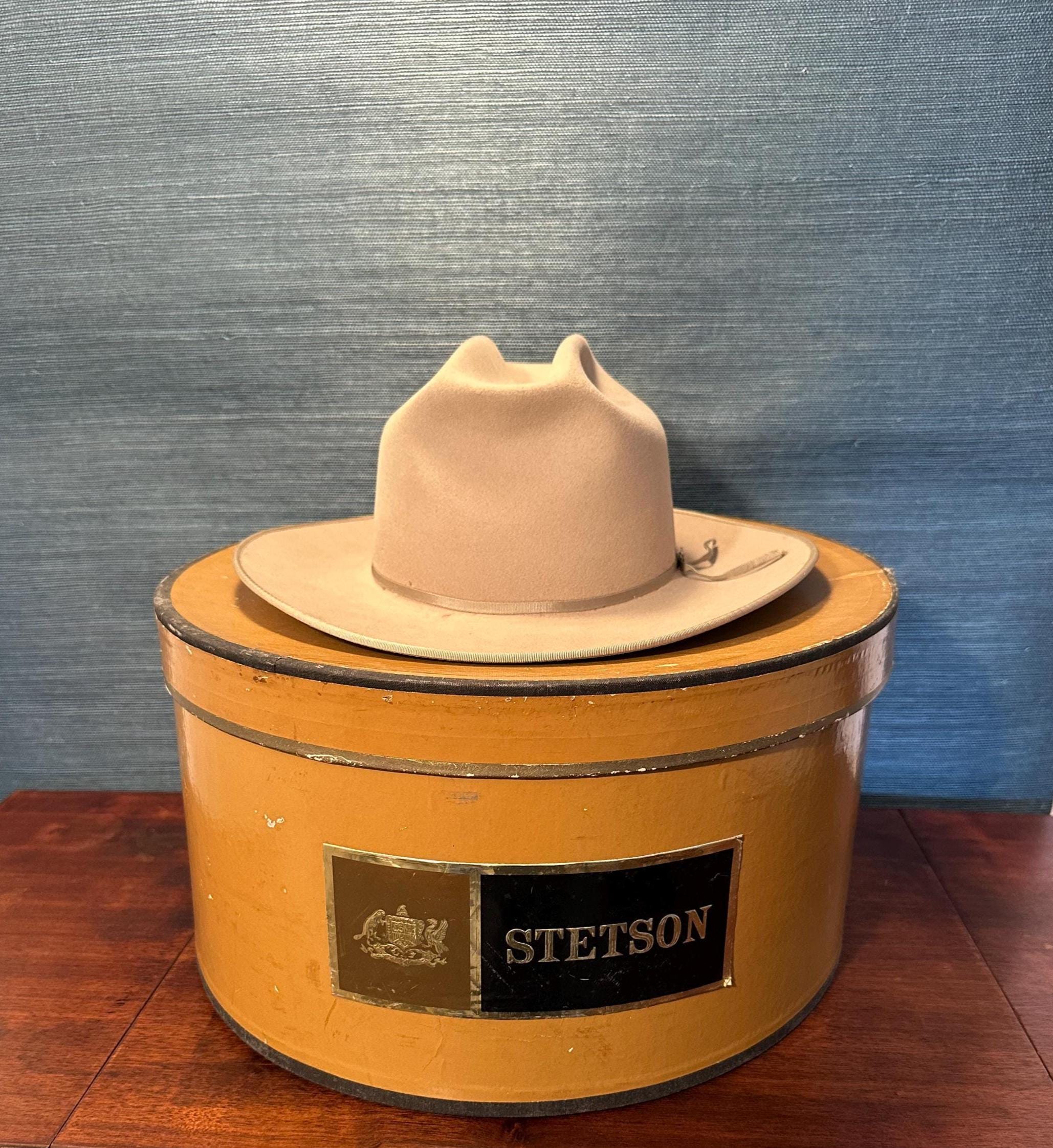 1960s Stetson Open Road 7 1/4 Beaver Last Drop Fedora Hat