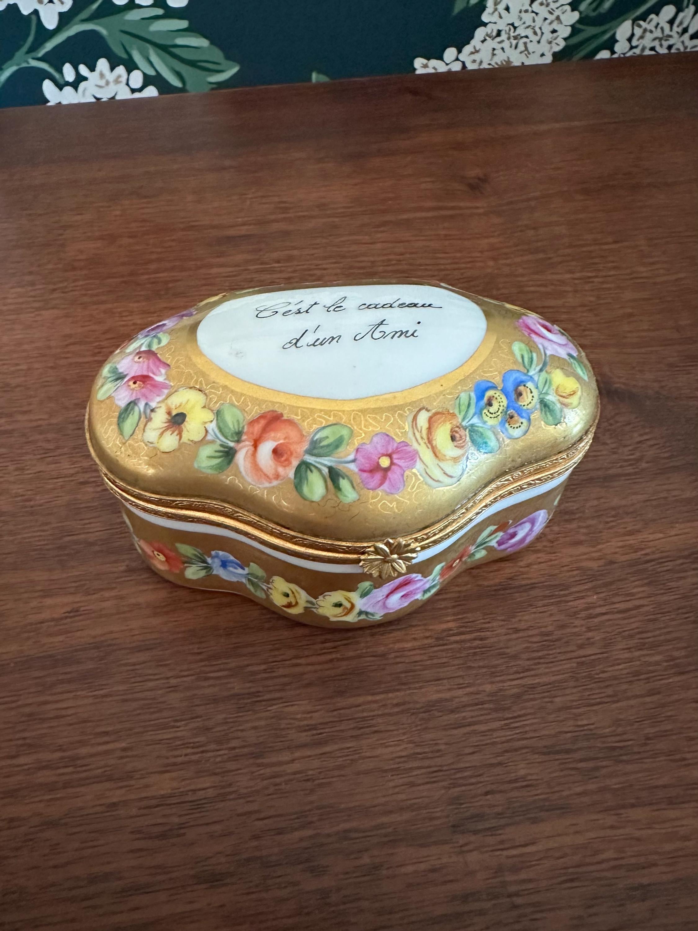 Rare Le Tallec Limoges Fine Porcelain Hinged Box From 1966 - Etsy