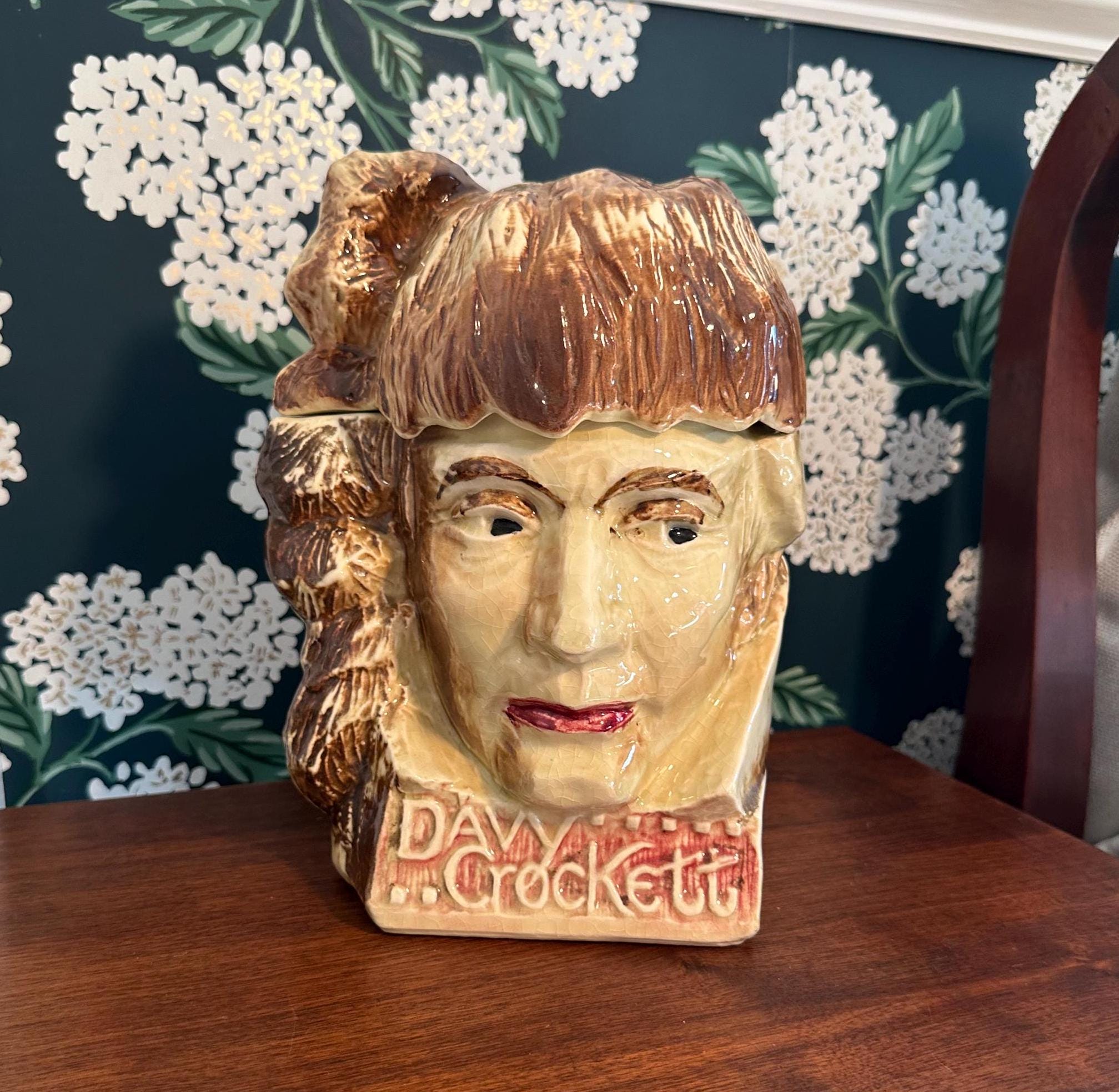 Vintage Mccoy Davy Crockett Cookie Jar - 1950s Americana - Etsy