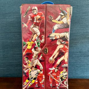 Porta carte da baseball / porta carte sportive Topps Super Sports vintage del 1978