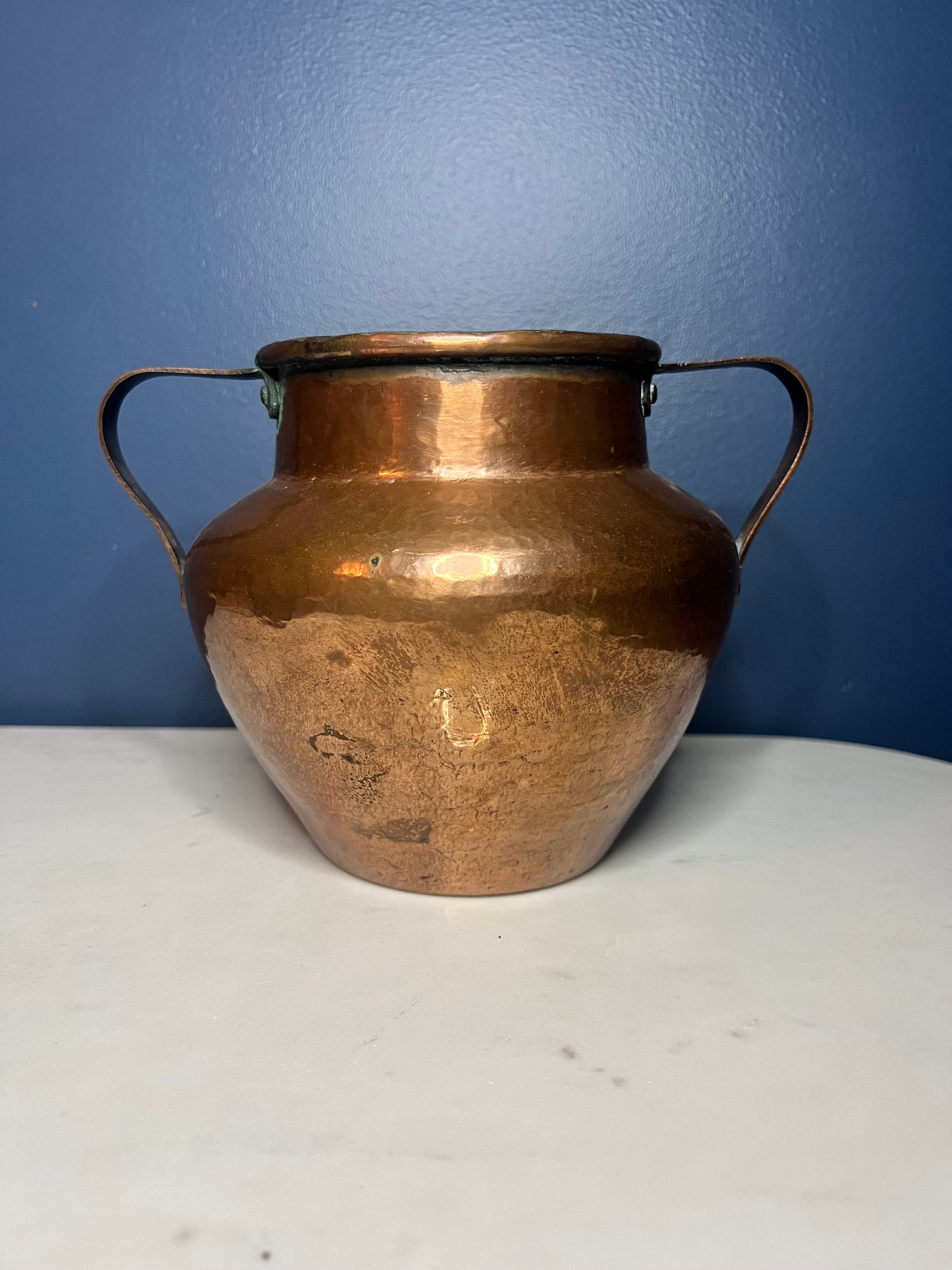 Vintage Hand Hammered Copper Barracha Portugal Vessel - Etsy Norway