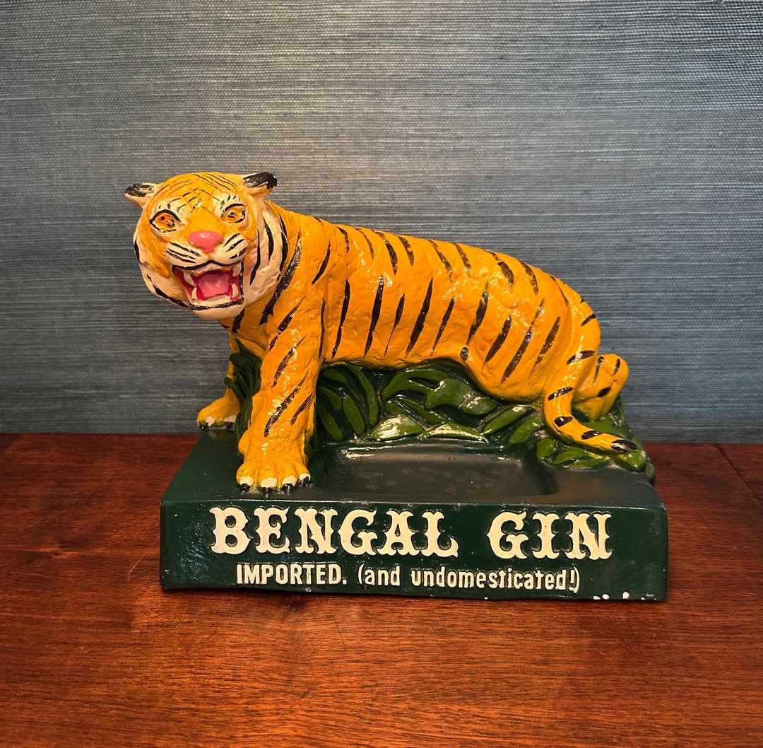ginko.tiger.star様 リクエスト 9点 まとめ商品 Vintage Bengal Gin Figural Tiger Trade Advertising Display