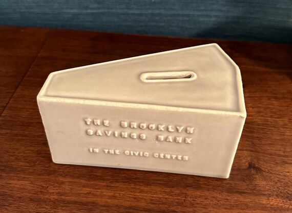 Vintage Ceramic Brooklyn Savings Bank