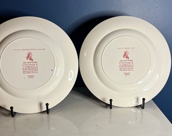 ウェッジウッド コレクター プレートのデュエット: オールド
