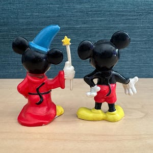 Lot of 2 Vintage Walt Disney Productions Mickey Mouse PVC Figures image 7