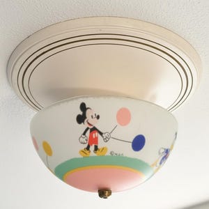 Mickey mouse light fixture ceiling - Etsy 日本