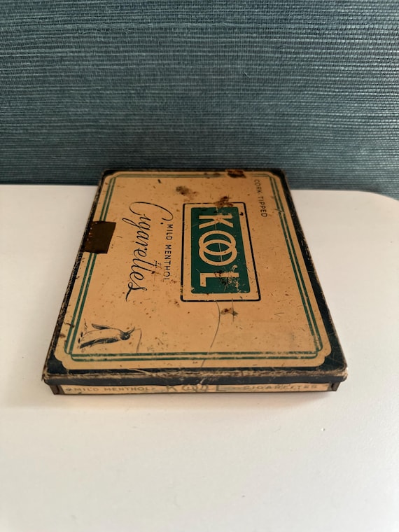 Vintage Kool Mild Menthol Cigarettes Tin - Etsy