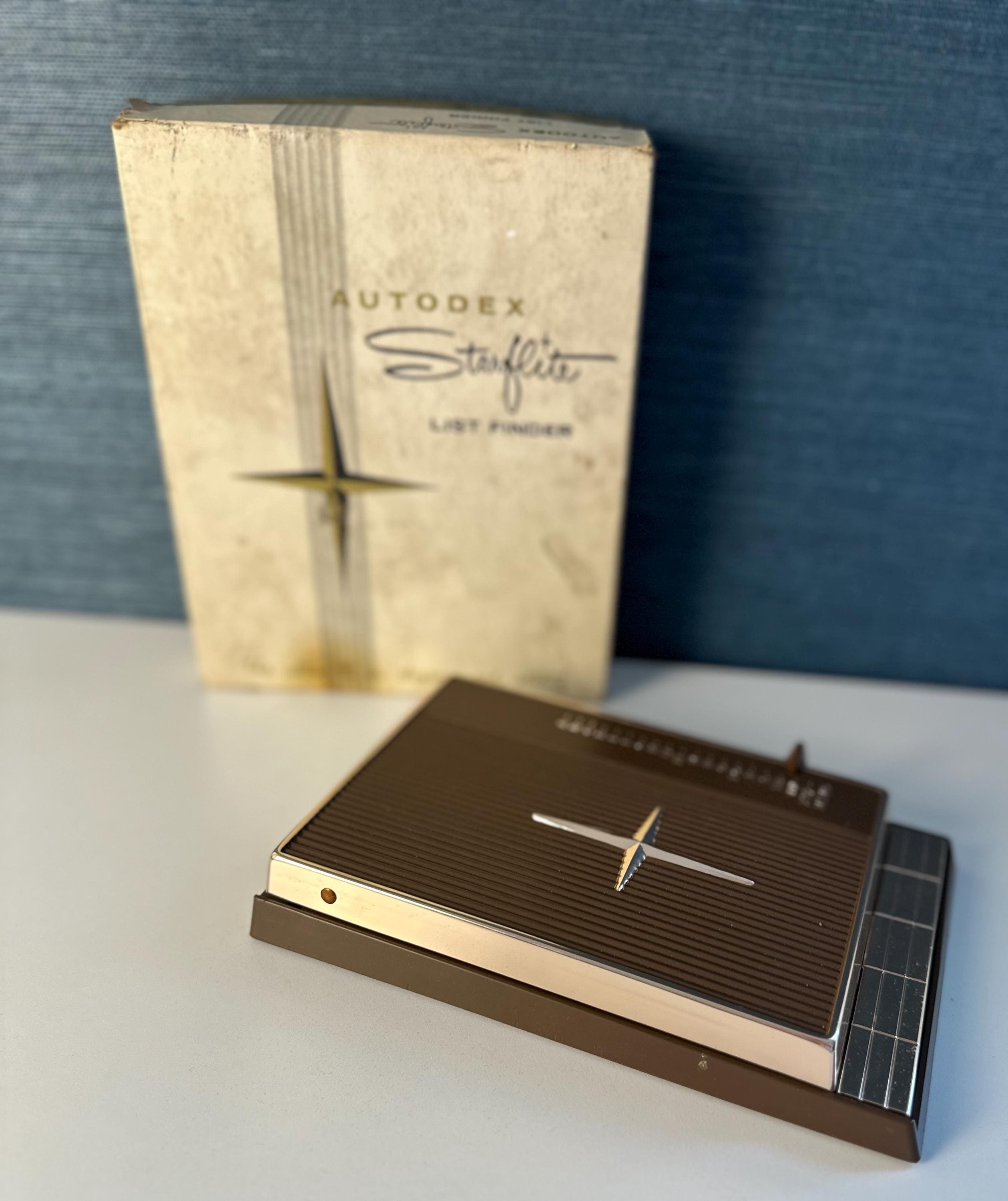 Pristine Vintage 1950s Autodex Starflite List Finder S-800