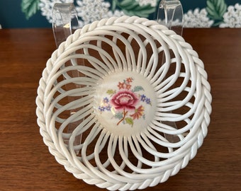herend hvngary HANDPAINTED 楕円形の花模様皿 herend hvngary HANDPAINTED 楕円形の花模様皿