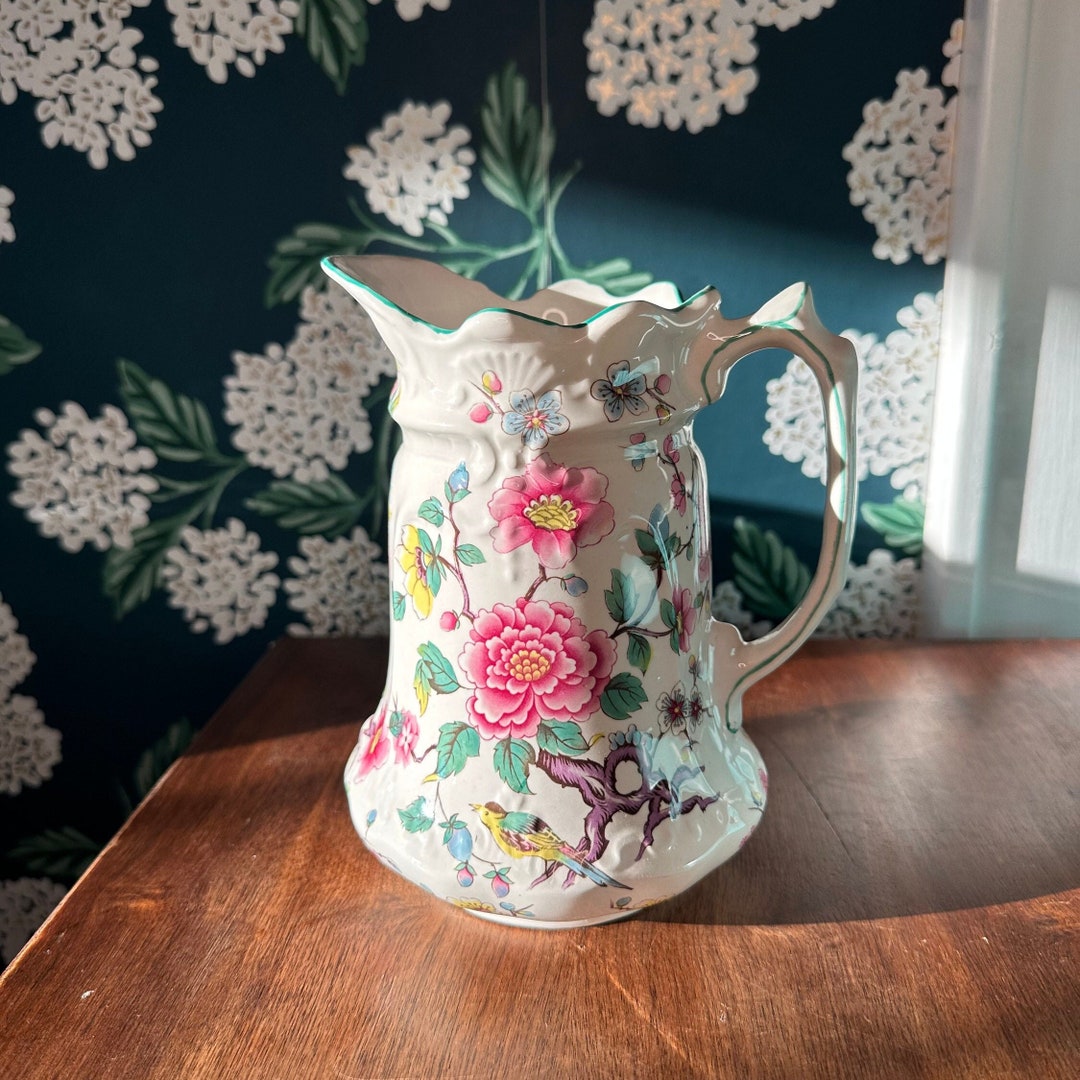 Vintage chinese Rose Old Foley James Kent Ltd Etsy