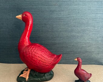 Antique Red Goose Shoes Advertising Collection - Etsy