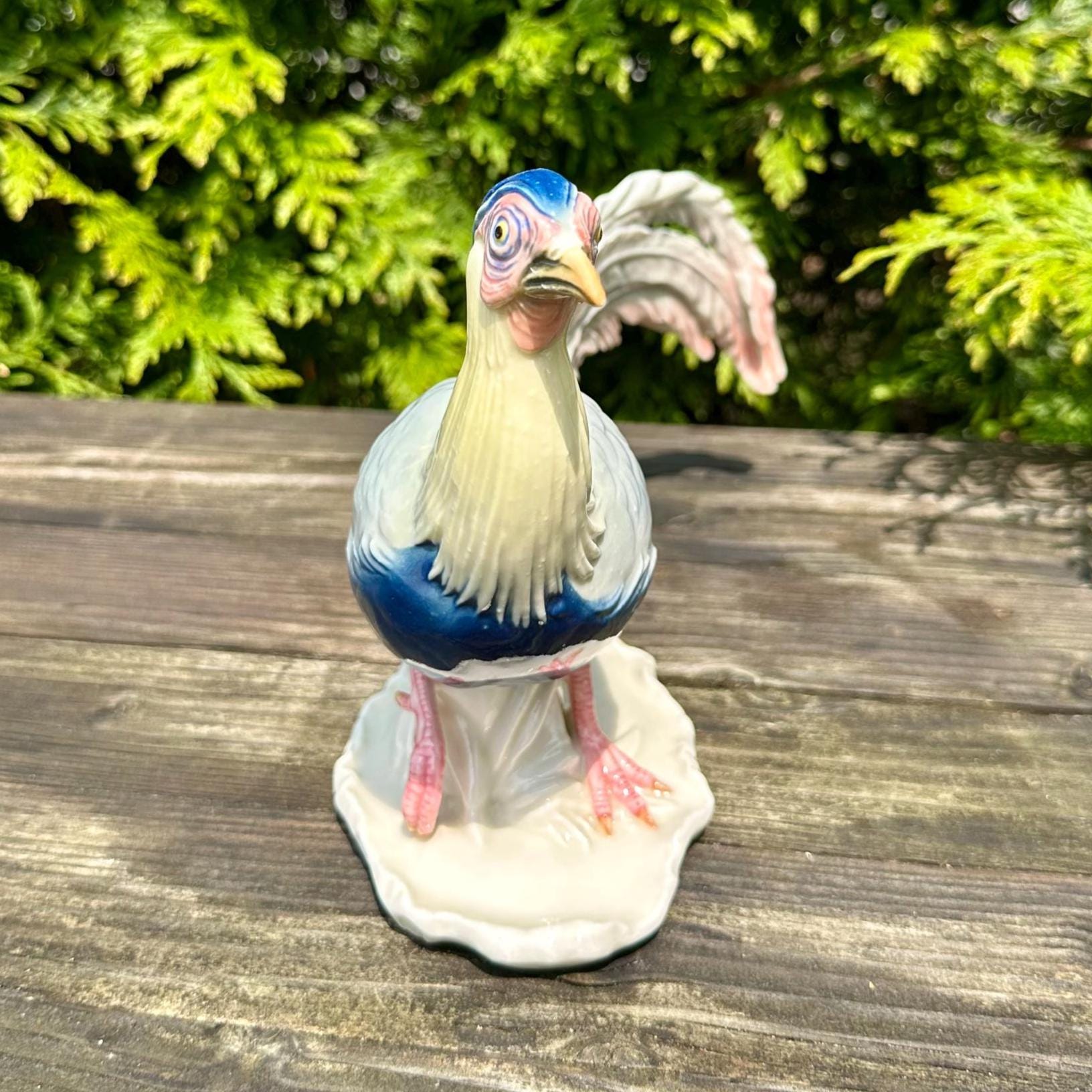 ドイツフォルクシュテットカールエンス磁器サギフィギュリン希少