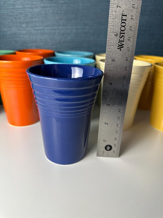 Vintage 1940s Original Set of Eleven Fiesta 4.5" Water Tumblers - Etsy  Israel