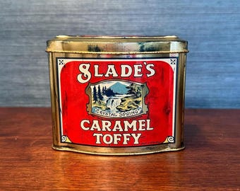 Vintage Slade's 'Crystal Spring'-karameltoffyblikje